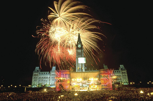 Ottawa Canada Day fire works