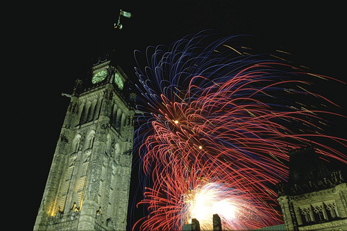 Fire Works Canda Day Ottawa