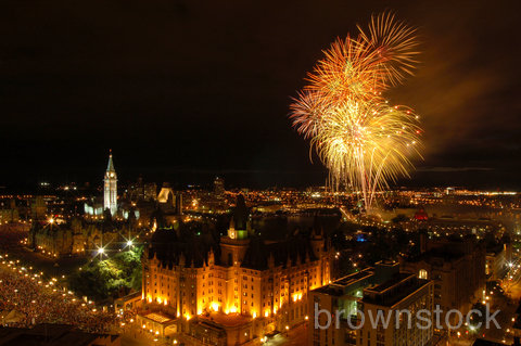 Canda Day fire works Ottawa