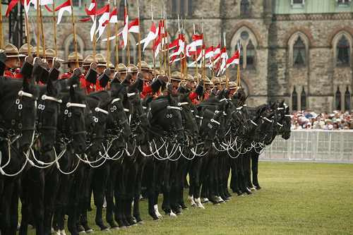 RCMP MOUNTIES Canada Day